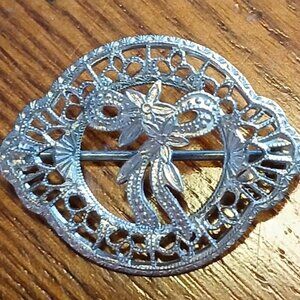 Vintage Sterling Silver Brooch